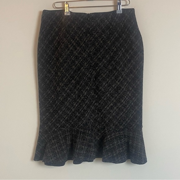 Gray Black Plaid Skirt size 5/6 Classic Capsule Academia Preppy Professi… - Picture 3 of 9